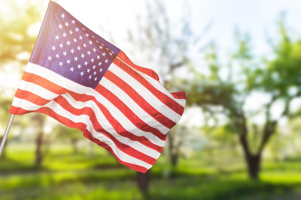 American,Flag,For,Memorial,Day,,4th,Of,July,,Labour,Day.